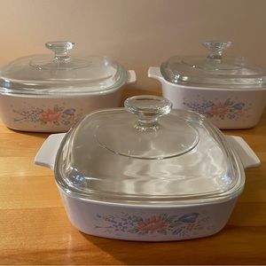 3 size set of Corningware